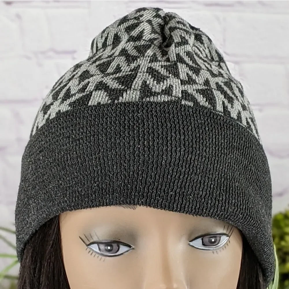 Michael Kors MK Signature Knitted Beanie Hat